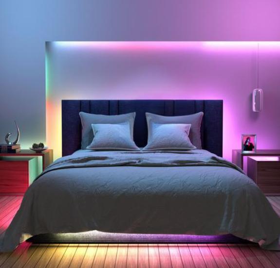 卧室LED灯条照明案例