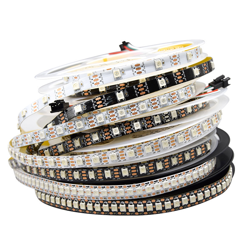 内置2812 5050RGB  5V 单点单控 可编程 LED幻彩灯带