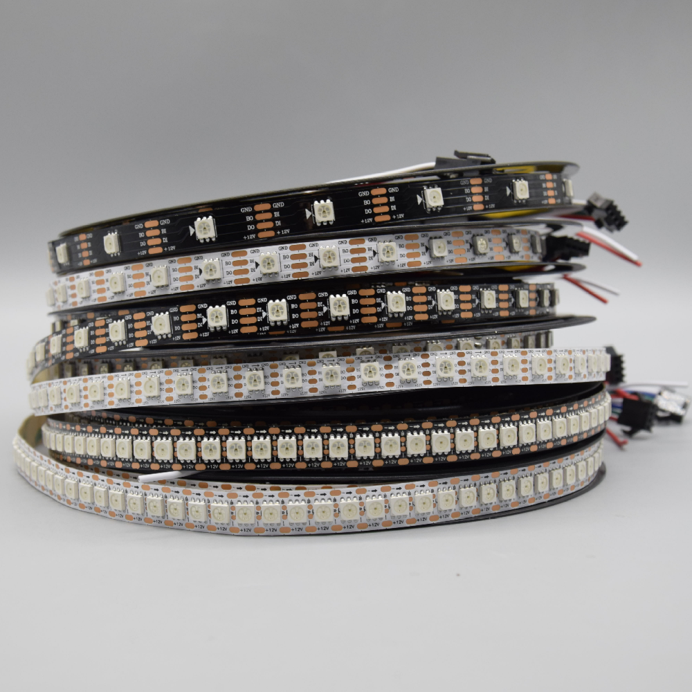 内置2815 5050RGB 12V 单点单控 可编程  断点续传 LED幻彩灯带